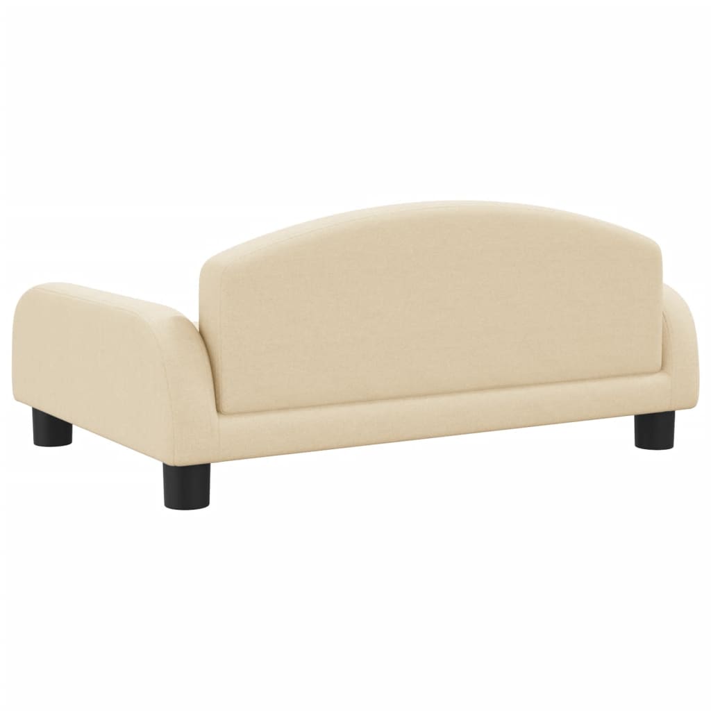 Cama Para Perros De Tela Crema 70x45x30 Cm / Vetonek_5