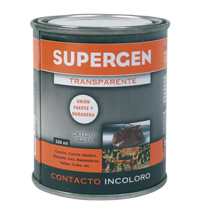 Pegamento Supergen Incoloro  250 Ml._0