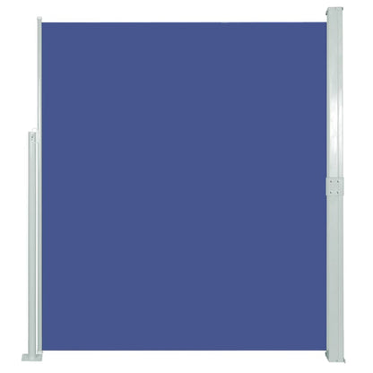 Vidaxl Toldo Lateral Retráctil De Jardín Azul 140x500 Cm_0