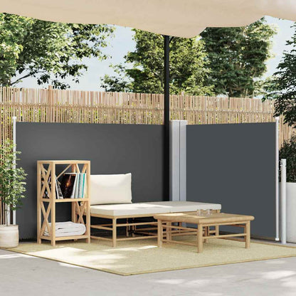 Vidaxl Toldo Lateral Retráctil Gris Antracita 120x1000 Cm_1