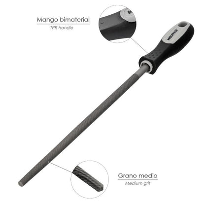 Lima Con Mango Redonda Entrefina  6