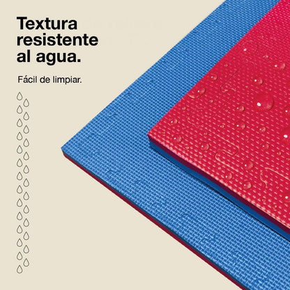 Tatami Puzzle 2cm 100x100cm – Superficie T Rojo/azul Jowy_4