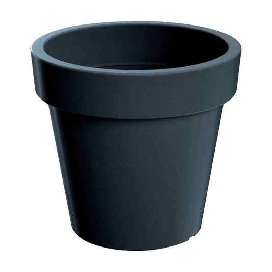 Maceta Lexo Round 92l., Dimensiones (mm) 600x600x550, Color Antracita