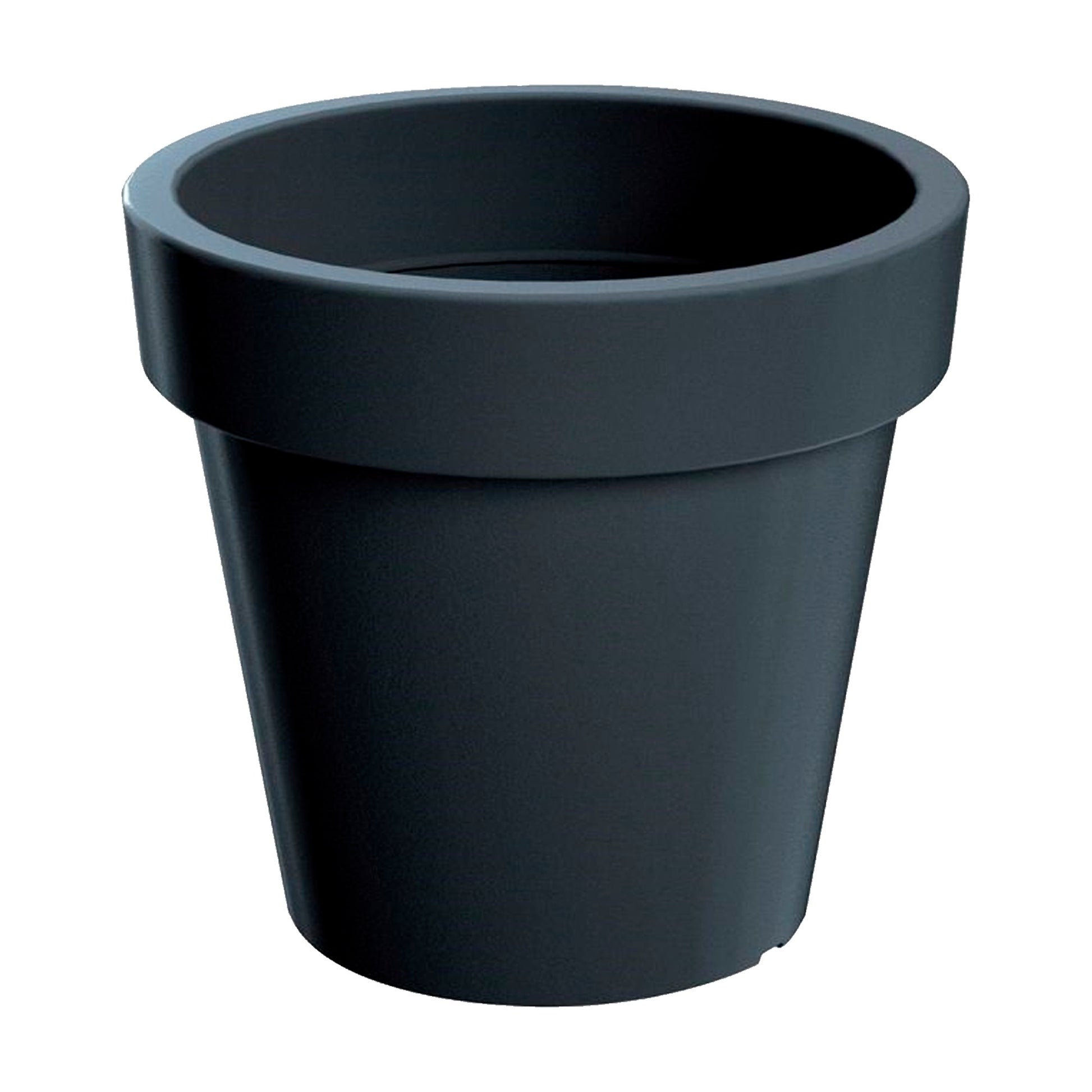 Maceta Lexo Round 92l., Dimensiones (mm) 600x600x550, Color Antracita_0