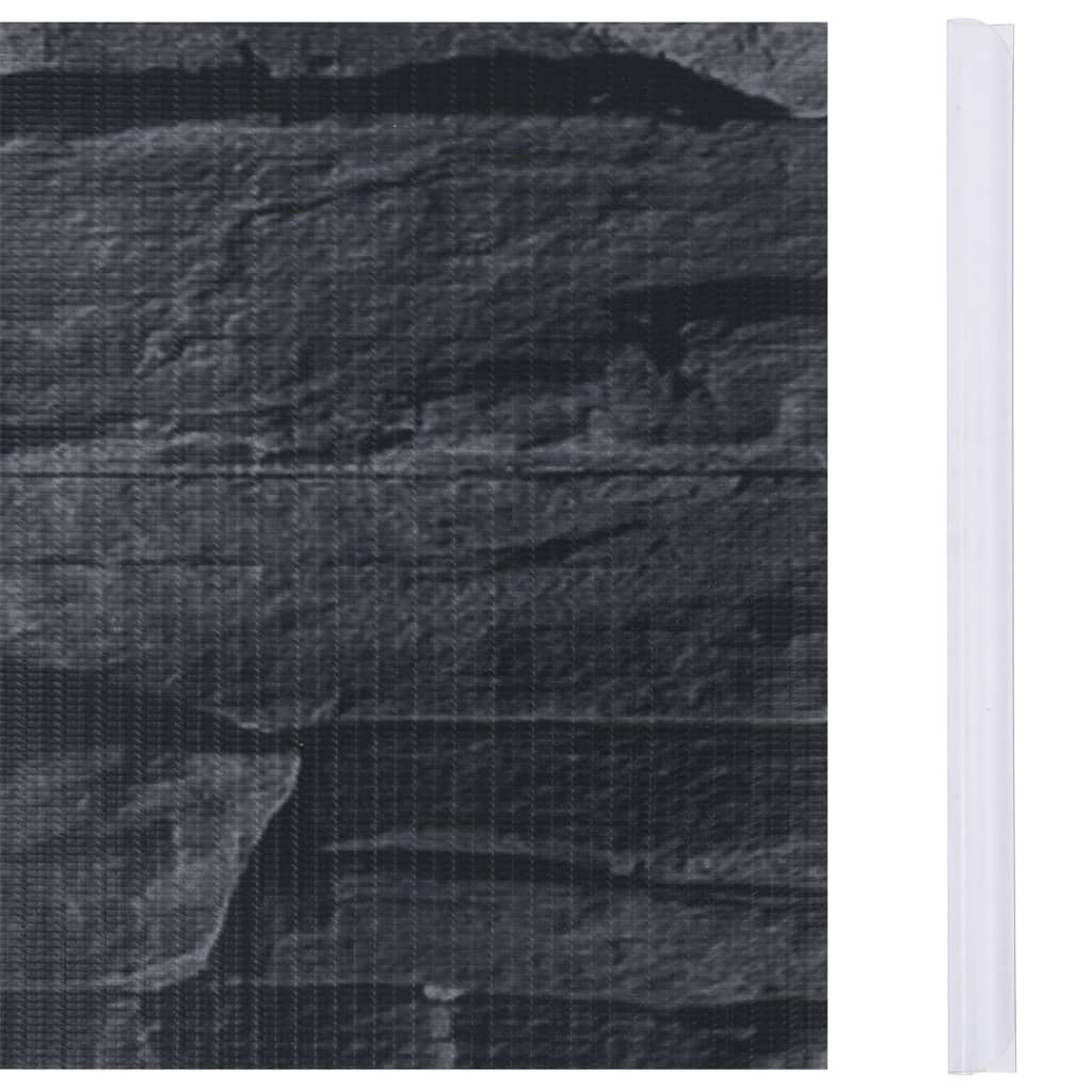 Panel De Valla De Pvc Gris 70x0,19 M / Vetonek_2