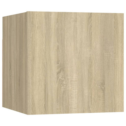Mesitas Noche 2 Uds Madera Ingeniería Roble Sonoma 30,5x30x30cm_3
