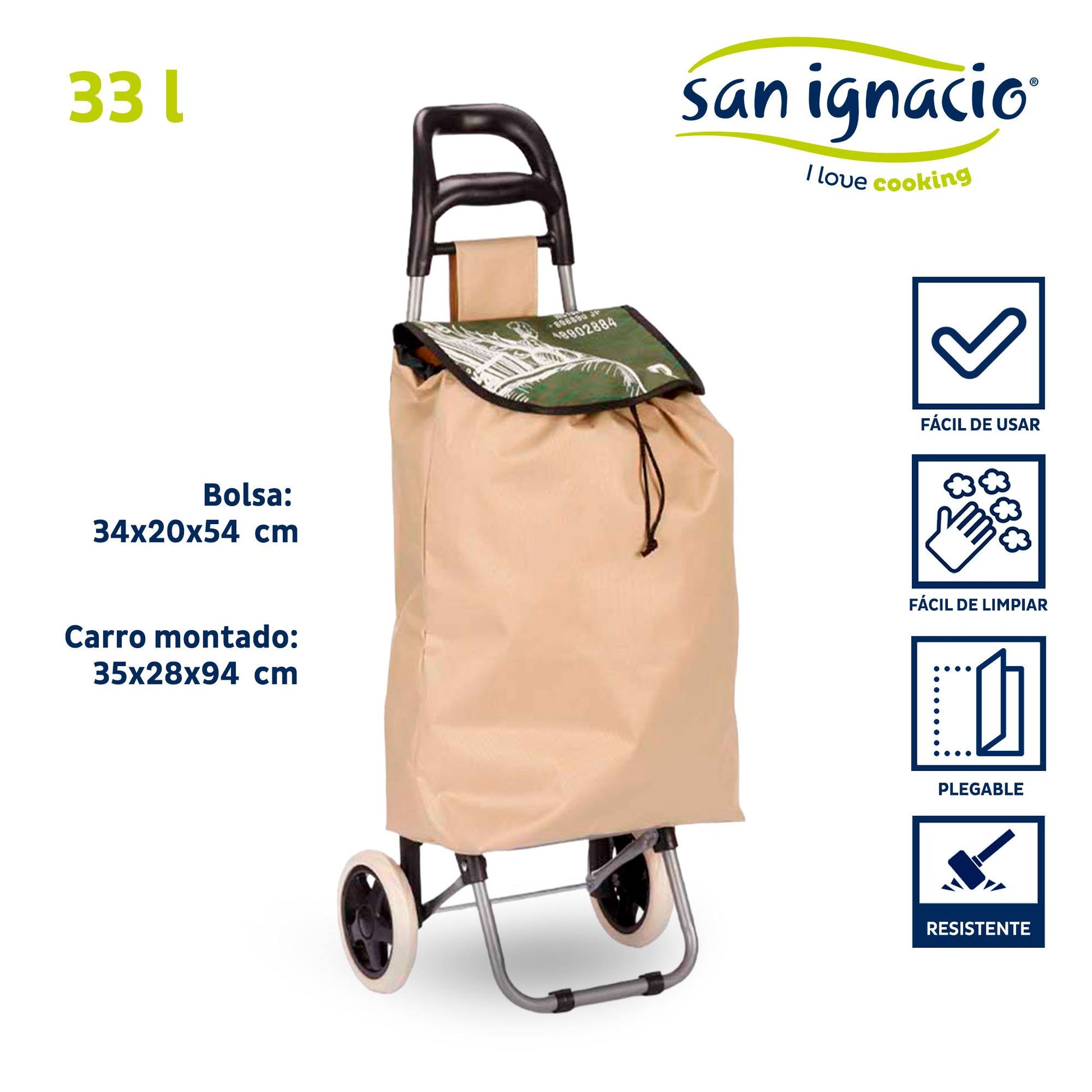 Carro De Compra 2 Ruedas Market Kinvara – Robustez Y Versatilidad Para El Mercado