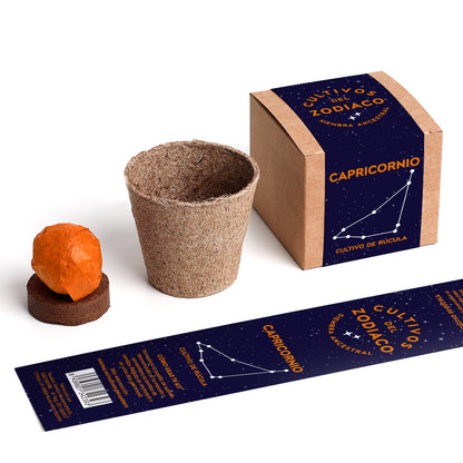 Cultivos Del Zodiaco – Capricornio | Kit De Cultivo Con Semillas De Rúcula_1