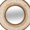 Espejo Espiral Vidhay En Bambú Ø71,7x6,8