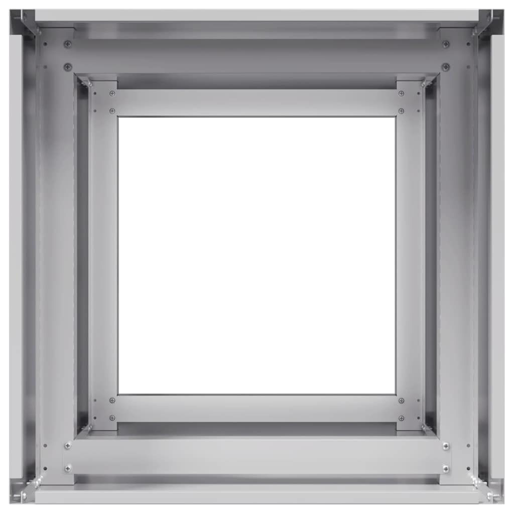 Jardinera 40x40x80 Cm De Acero Galvanizado_4