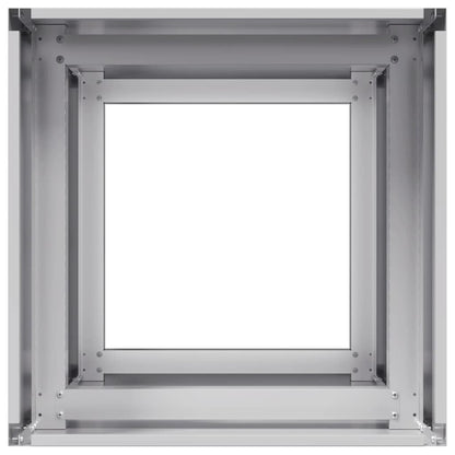 Jardinera 40x40x80 Cm De Acero Galvanizado_4