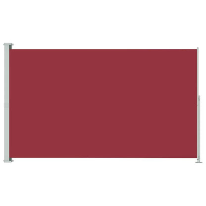 Vidaxl Toldo Lateral Retráctil De Jardín Rojo 180x300 Cm_0