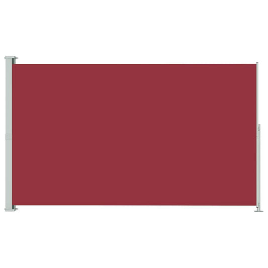 Vidaxl Toldo Lateral Retráctil De Jardín Rojo 180x300 Cm_0
