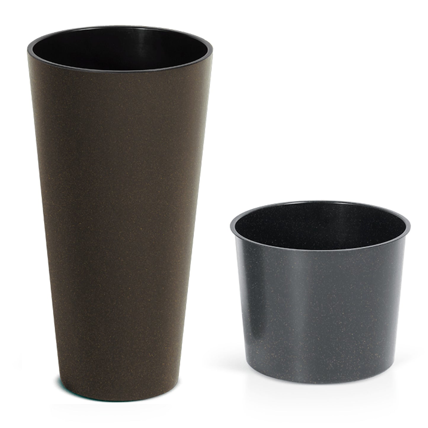 Macetero Alto Y Redondo,sin Depósito , De 25x25x47,6cm, Capacidad De 9 L._3