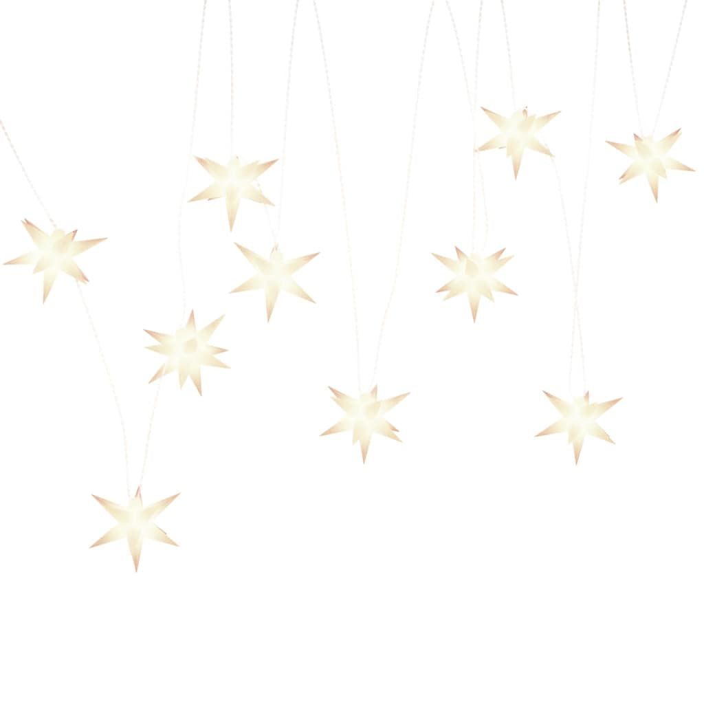 Vidaxl Lámpara De Navidad 10 Leds Blanco 10 Cm_3