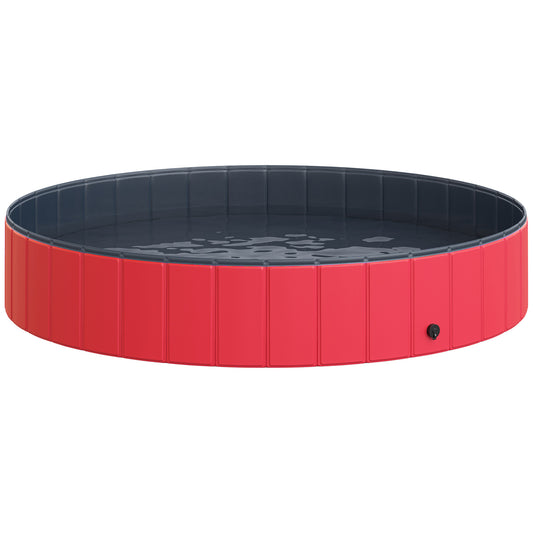 Pawhut Piscina Plegable Para Perros Gatos Bañera Portátil Antideslizante_0