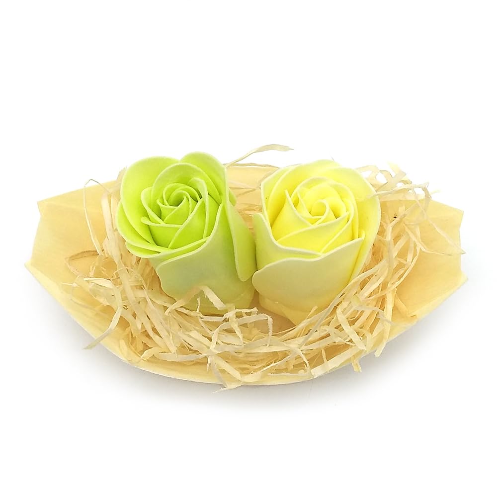50 Barcas Con Flores Para Regalo Invitados (amarillo). Rosas De Jabón Para Baño Aromático. Detalle Original Para Eventos_5