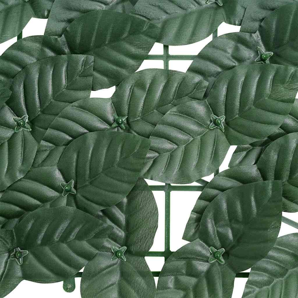 Vidaxl Toldo Para Balcón Con Hojas Verde Oscuro 500x150 Cm_3