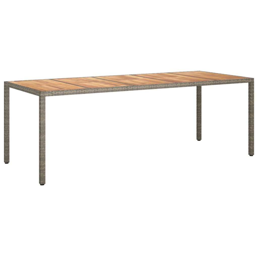 Vidaxl Set De Comedor De Jardín 11 Pzas Y Cojines Ratán Sintético Gris_4