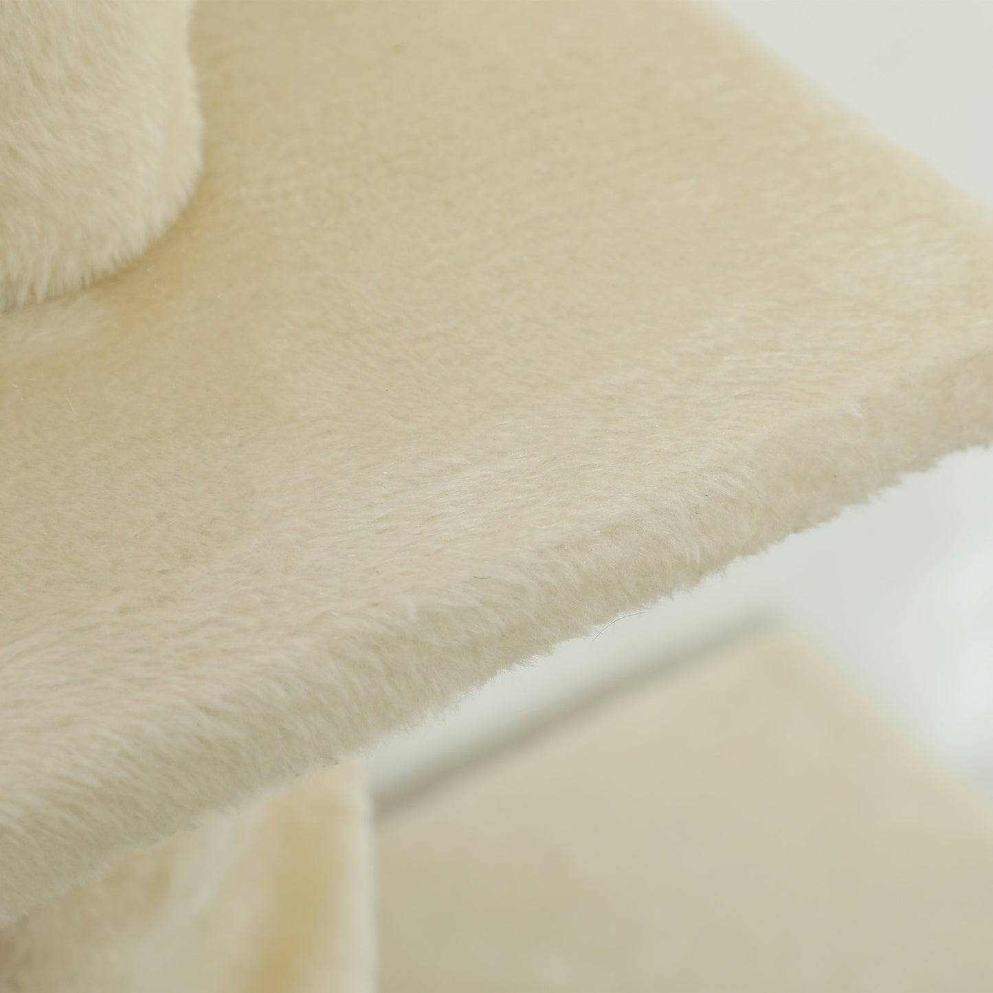 Pawhut Árbol Para Gatos De Suelo A Techo 225-275 Cm Con Plataformas Crema_3
