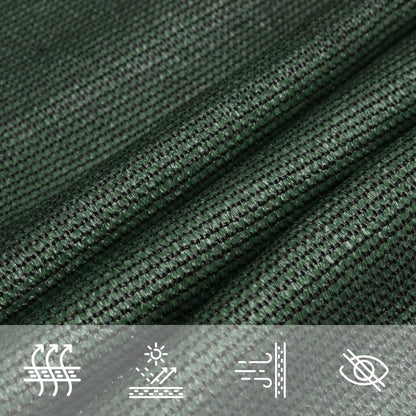 Vidaxl Toldo De Vela Verde Oscuro Hdpe 160 G/m² 3,5x5 M_4
