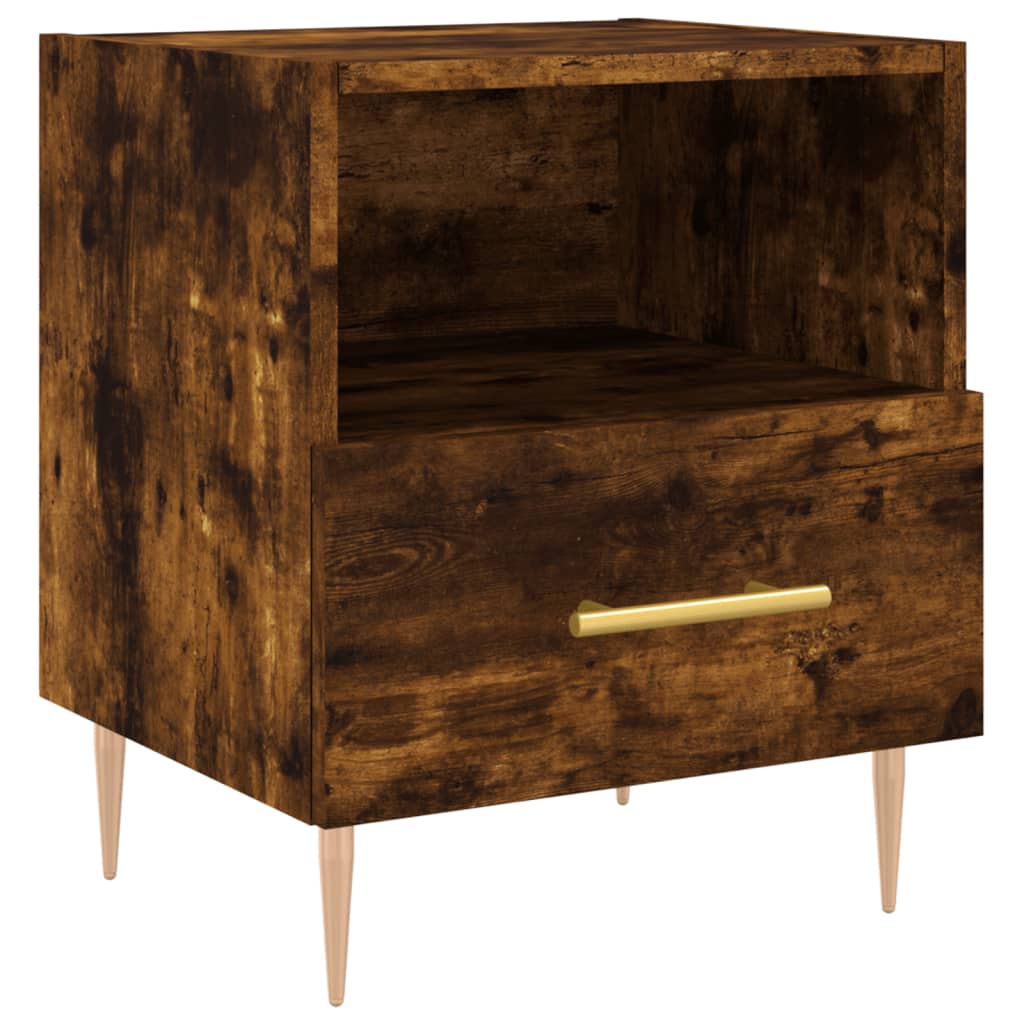 Mesita Noche 2 Uds Madera Ingeniería Roble Ahumado 40x35x47,5cm_3