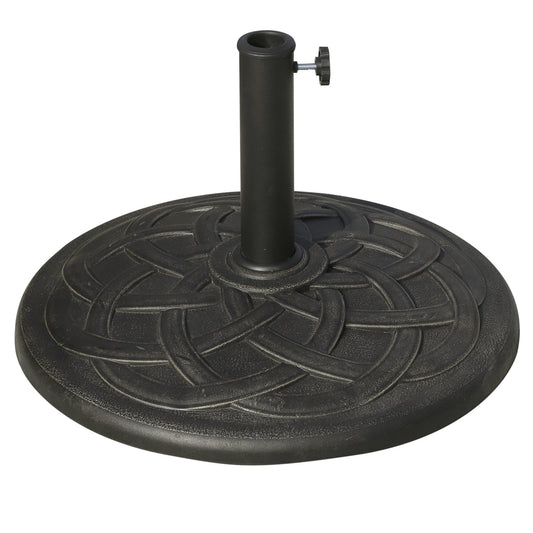 Outsunny Base Para Sombrilla Jardín Peso 19 Kg Para Mástil De 38/48mm Ø54,5x34cm_0