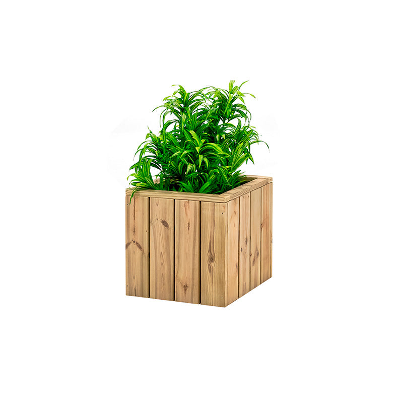 Jardinera De Madera Para Exterior 40x40x40 Cm Atrium Hortalia_0