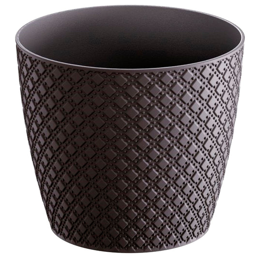 Maceta Orient 9l., Dimensiones (mm) 258x258x229, Color Antracita_0