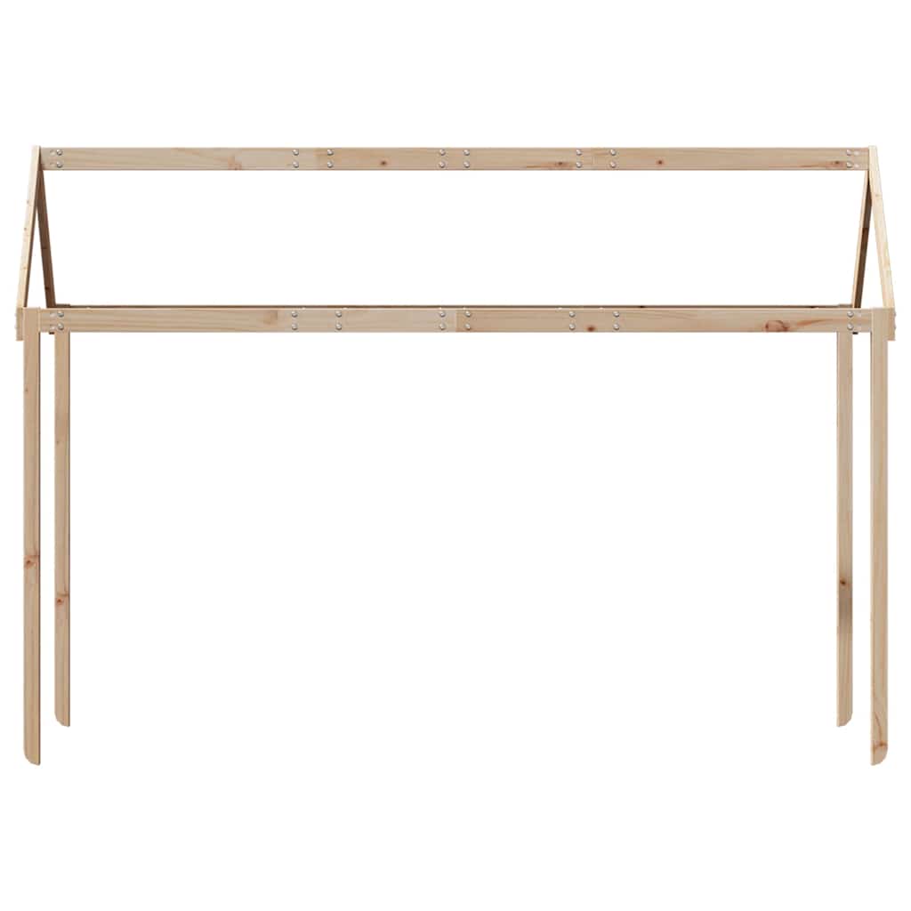 Techo De Cama Infantil Madera Maciza Pino 217x85,5x154 Cm_3