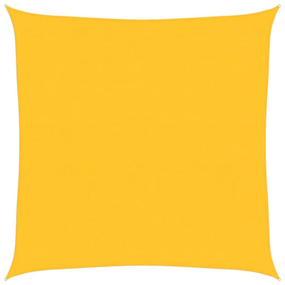 Vidaxl Toldo De Vela Cuadrado Hdpe Amarillo 160 G/m² 6x6 M_0