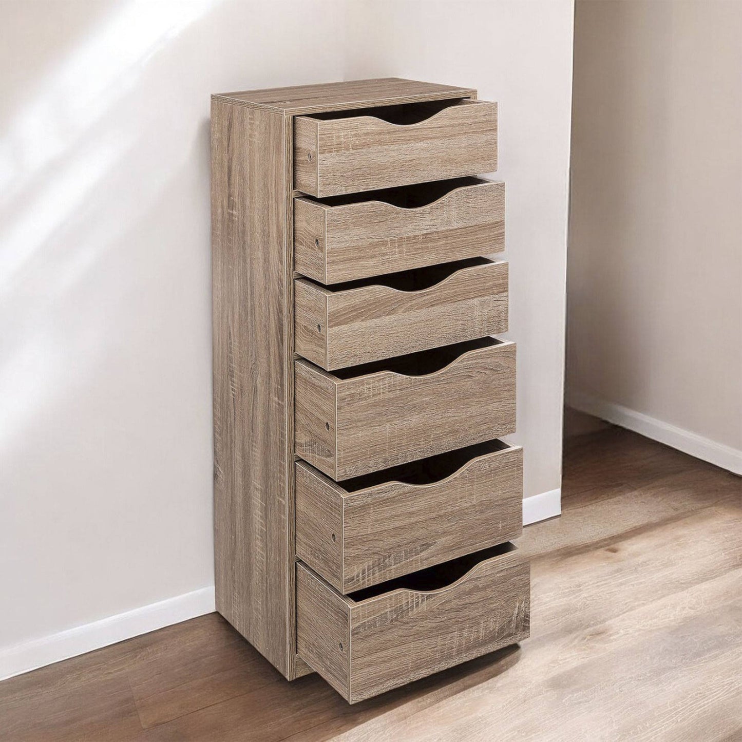 Well Home Torre De Almacenamiento Con 6 Cajones 33x38x100cm