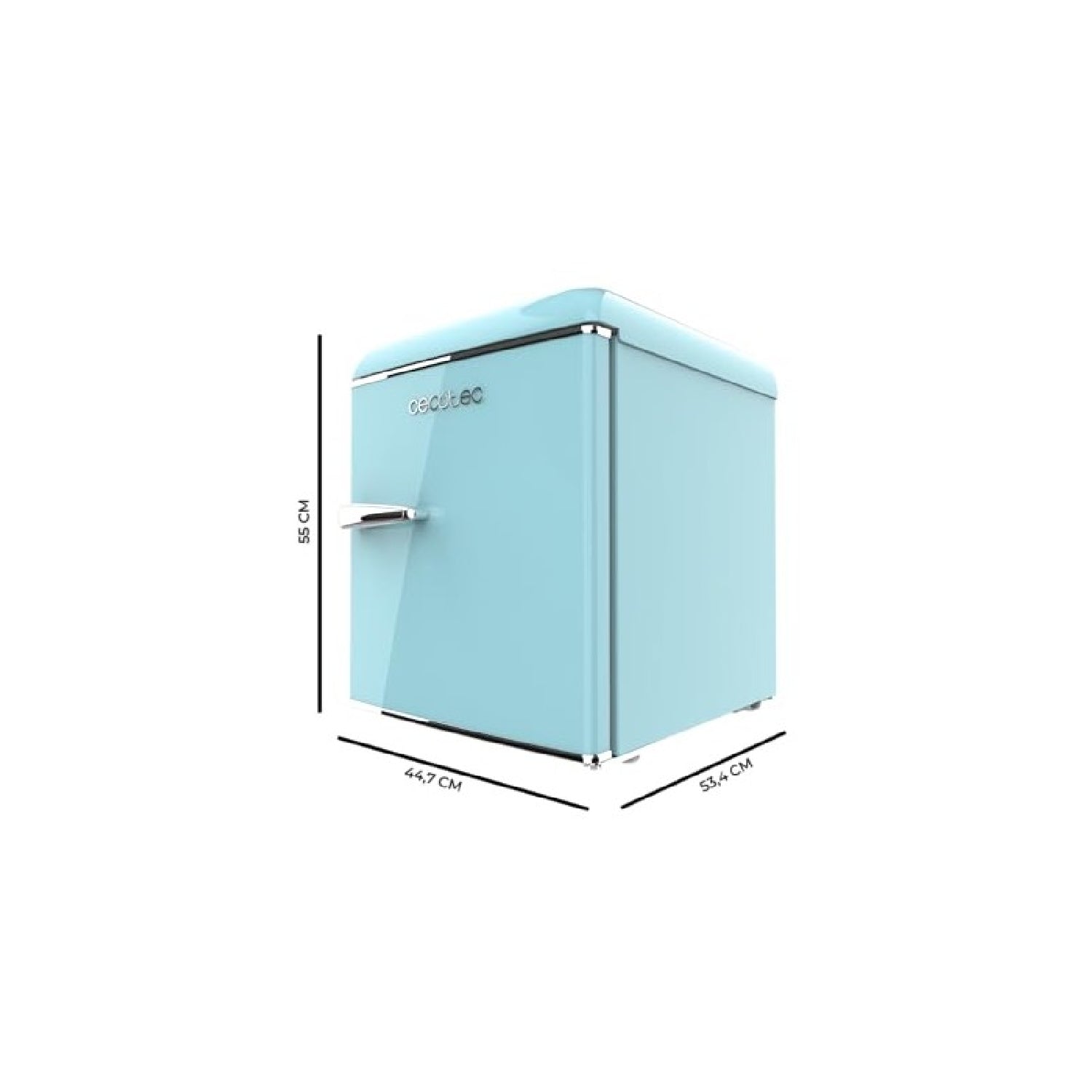 Cecotec Frigorífico Retro Bolero Coolmarket Tt Origin 45 Blue E Cecotec_1