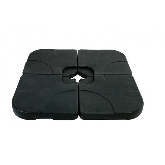 Juego De 4 Estabilizadoras De Plástico De 15l Negro_0