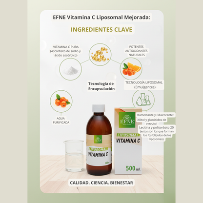 Vitamina C Liposomal Efne | 1050mg (formato 250 Ml)_4
