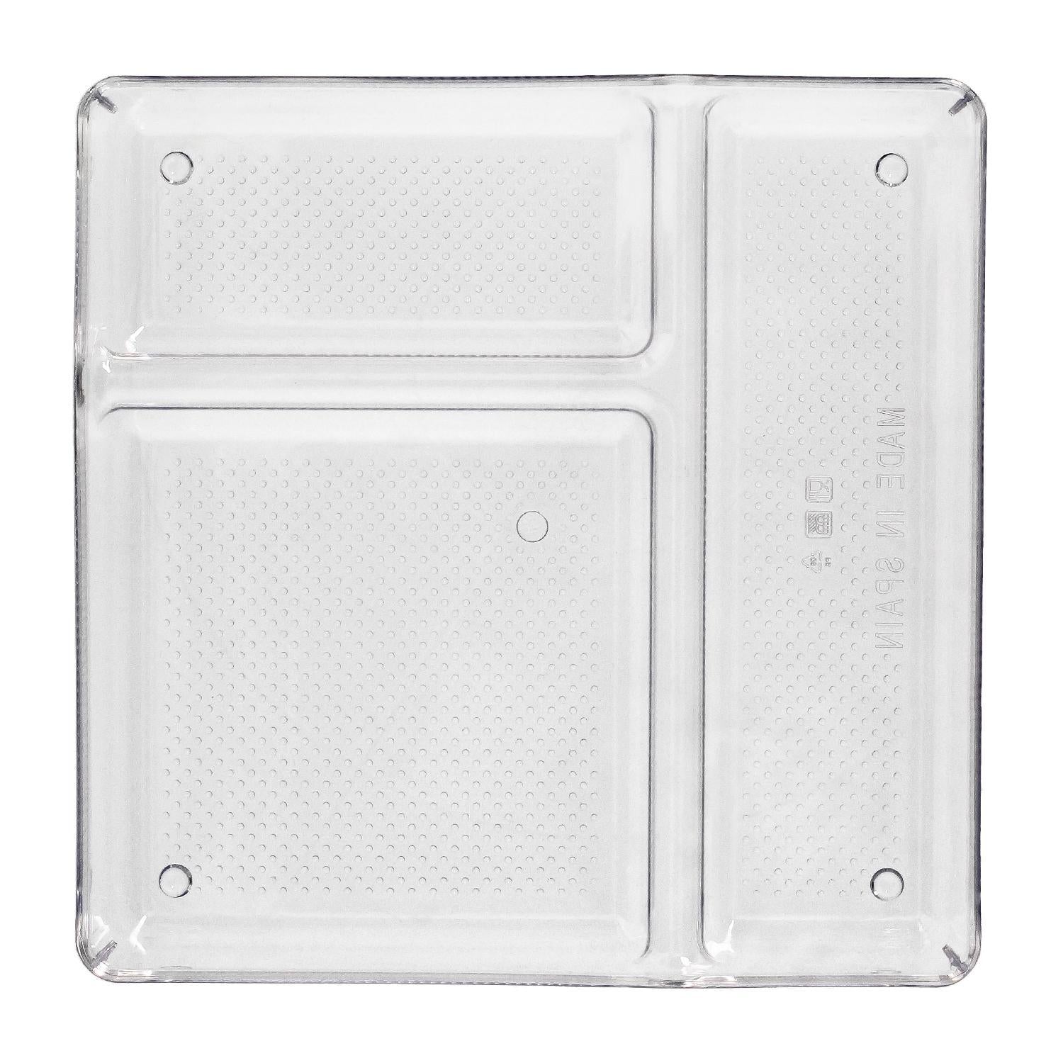 Organizador De Plastico Para Cajones System Nº1  23x23x5 Cm._1