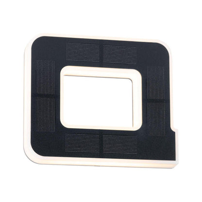Luz Solar De Fachada Led Casa Numero A 3000k Ip44 Batería Reemplazable / Negro_1
