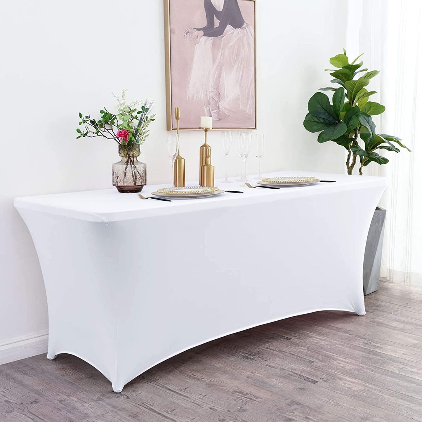 Mesa Plegable 240cm Blanca + Funda Catering 7house_4