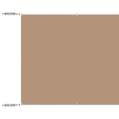 Vidaxl Toldo Vertical Tela Oxford Color Gris Taupe 100x1000 Cm_0