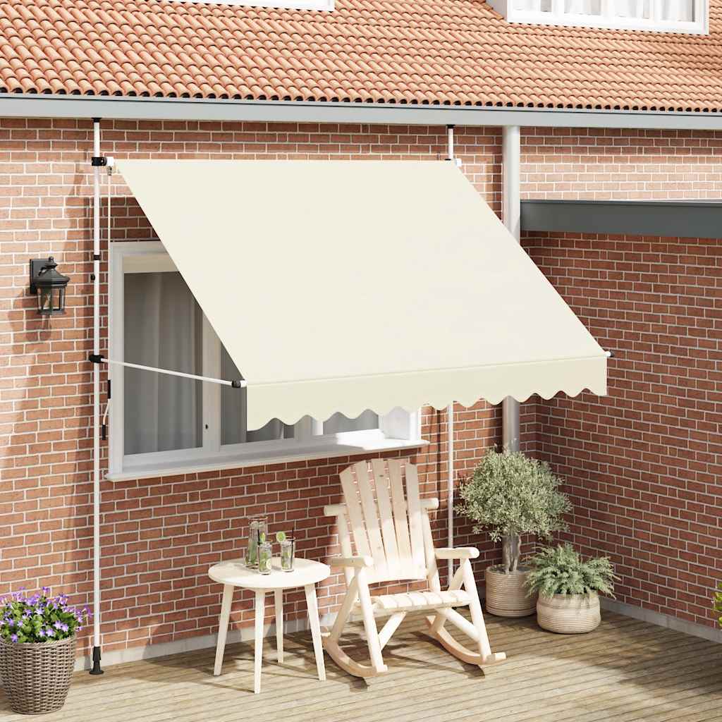 Toldo Retráctil De Operación Manual 250 Cm Crema_1