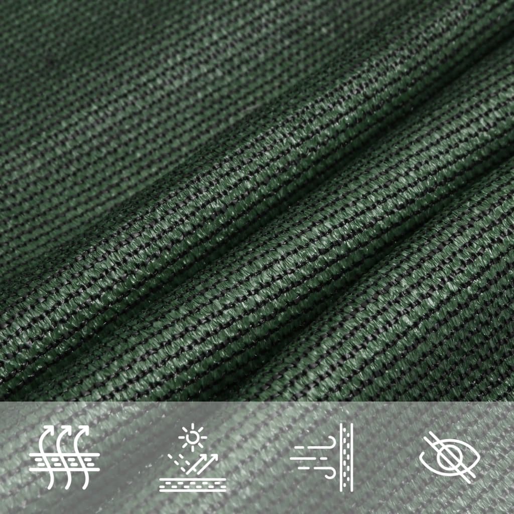 Toldo De Vela Verde Oscuro Hdpe 160 G/m² 3x3x4,2 M_3