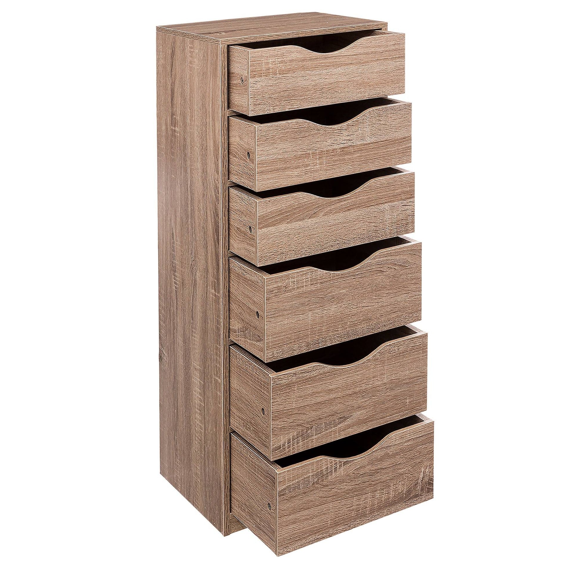 Well Home Torre De Almacenamiento Con 6 Cajones 33x38x100cm