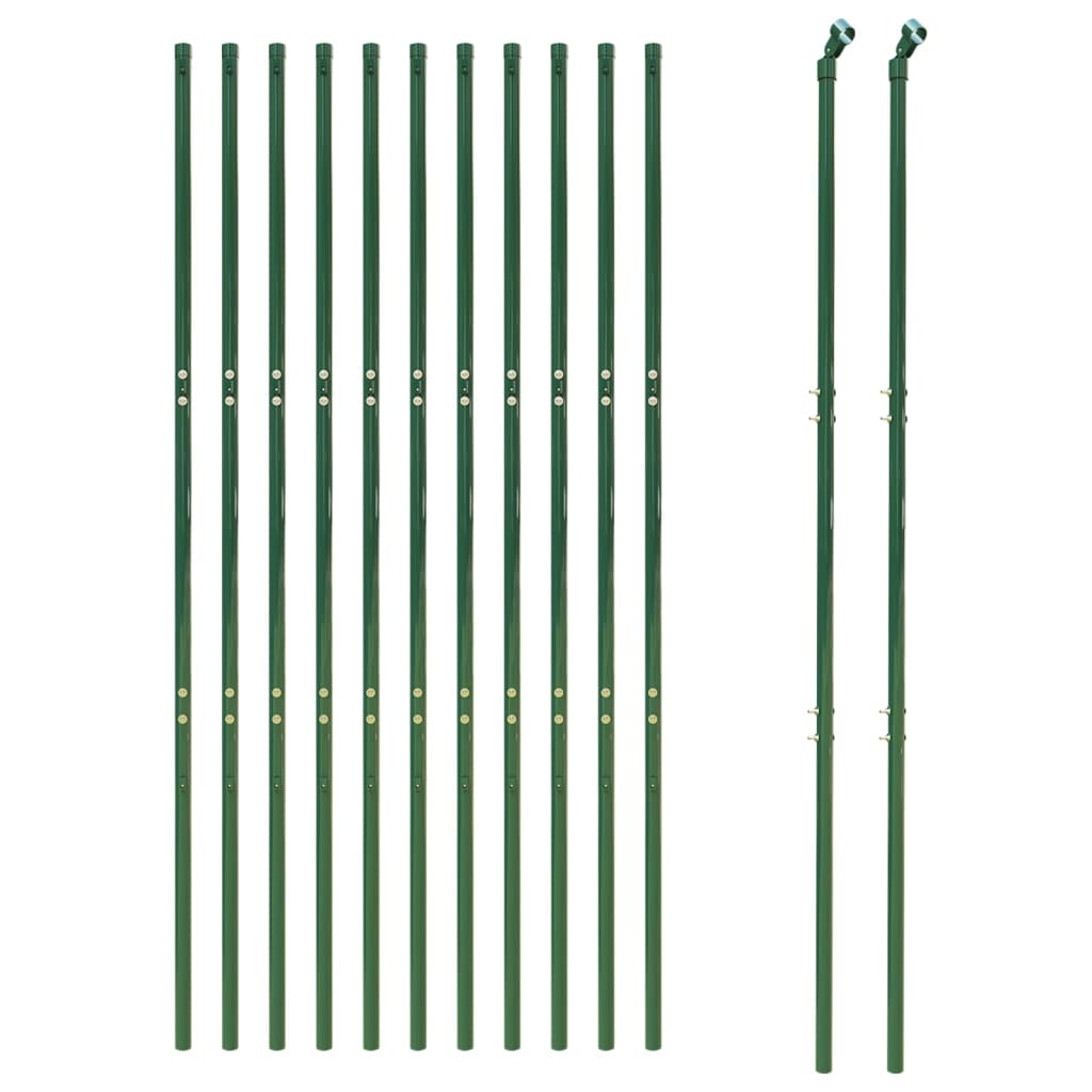 Cerca De Alambre De Acero Galvanizado Verde 1,8x25 M / Vetonek_3