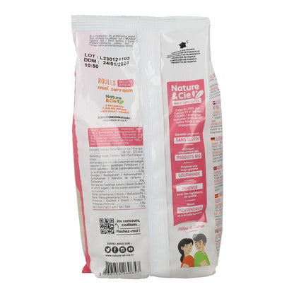 Bolitas de Trigo Sarraceno con Miel sin Gluten Bio Nature&cie 175 gramos