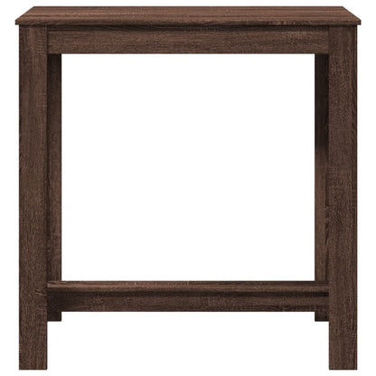 Mesa Alta De Bar Madera Ingeniería Marrón Roble 102x50x103,5 Cm_2