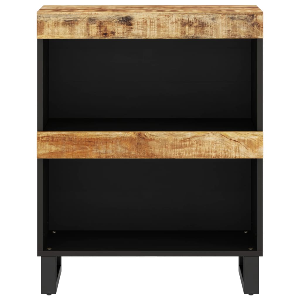 Armario Auxiliar Madera Maciza De Mango 60x33x75 Cm_1