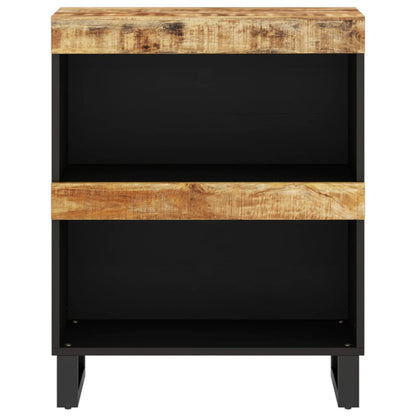 Armario Auxiliar Madera Maciza De Mango 60x33x75 Cm_1