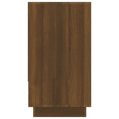 Aparador De Madera Contrachapada Marrón Roble 70x41x75 Cm / Vetonek_3