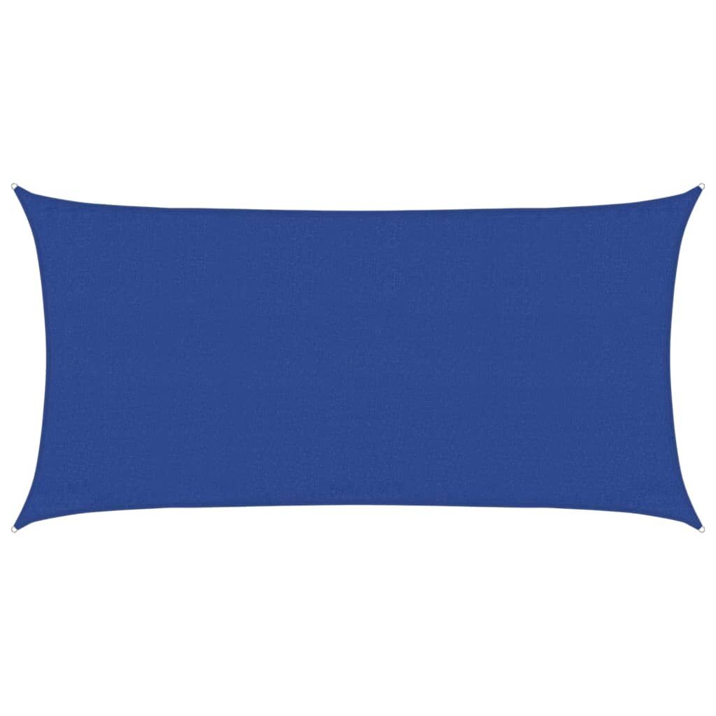 Vidaxl Toldo De Vela Rectangular Hdpe Azul 160 G/m² 3x6 M_0