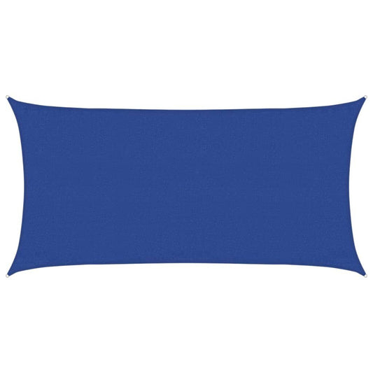 Vidaxl Toldo De Vela Rectangular Hdpe Azul 160 G/m² 3x6 M_0